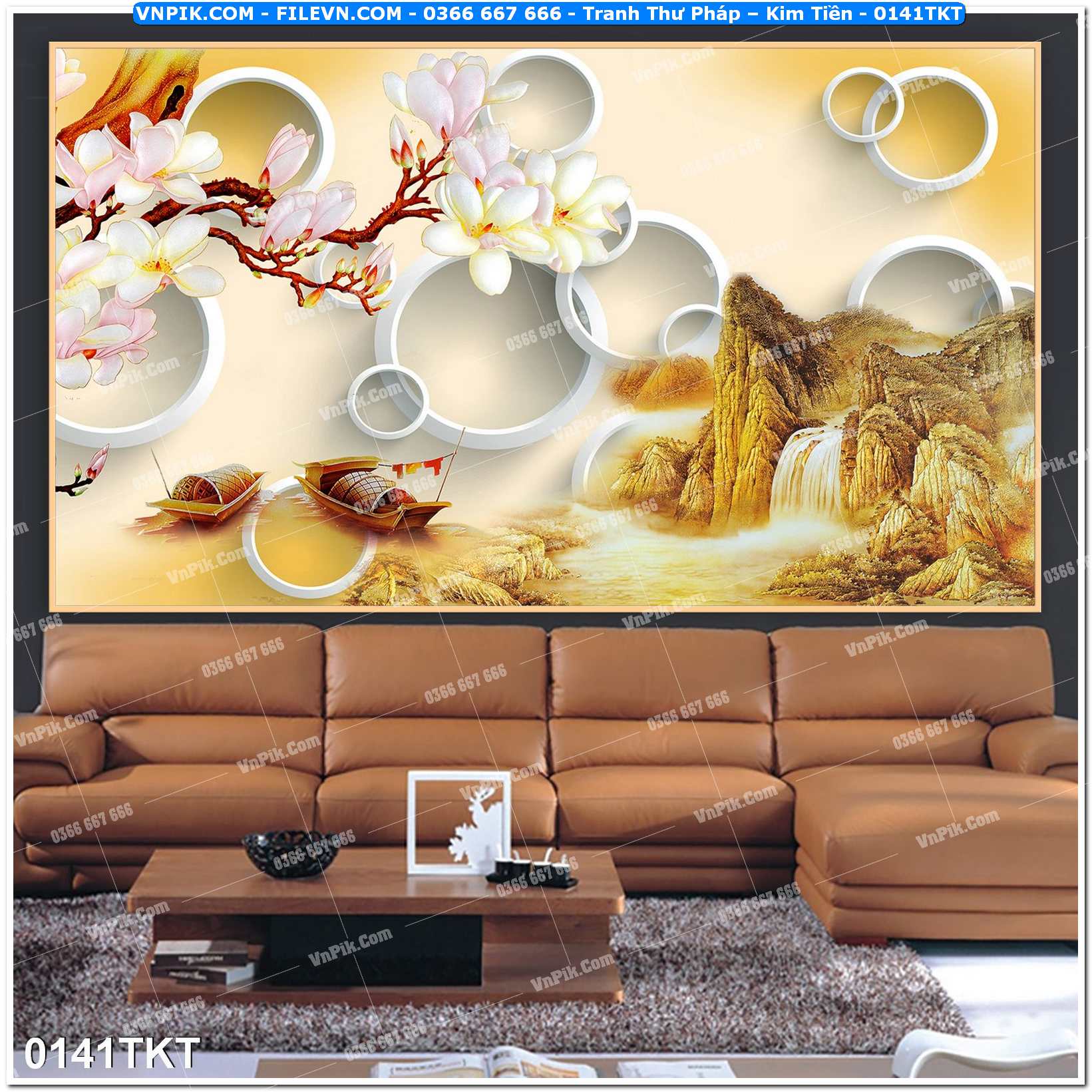 Tranh Thư Pháp – Kim Tiền 0141TKT