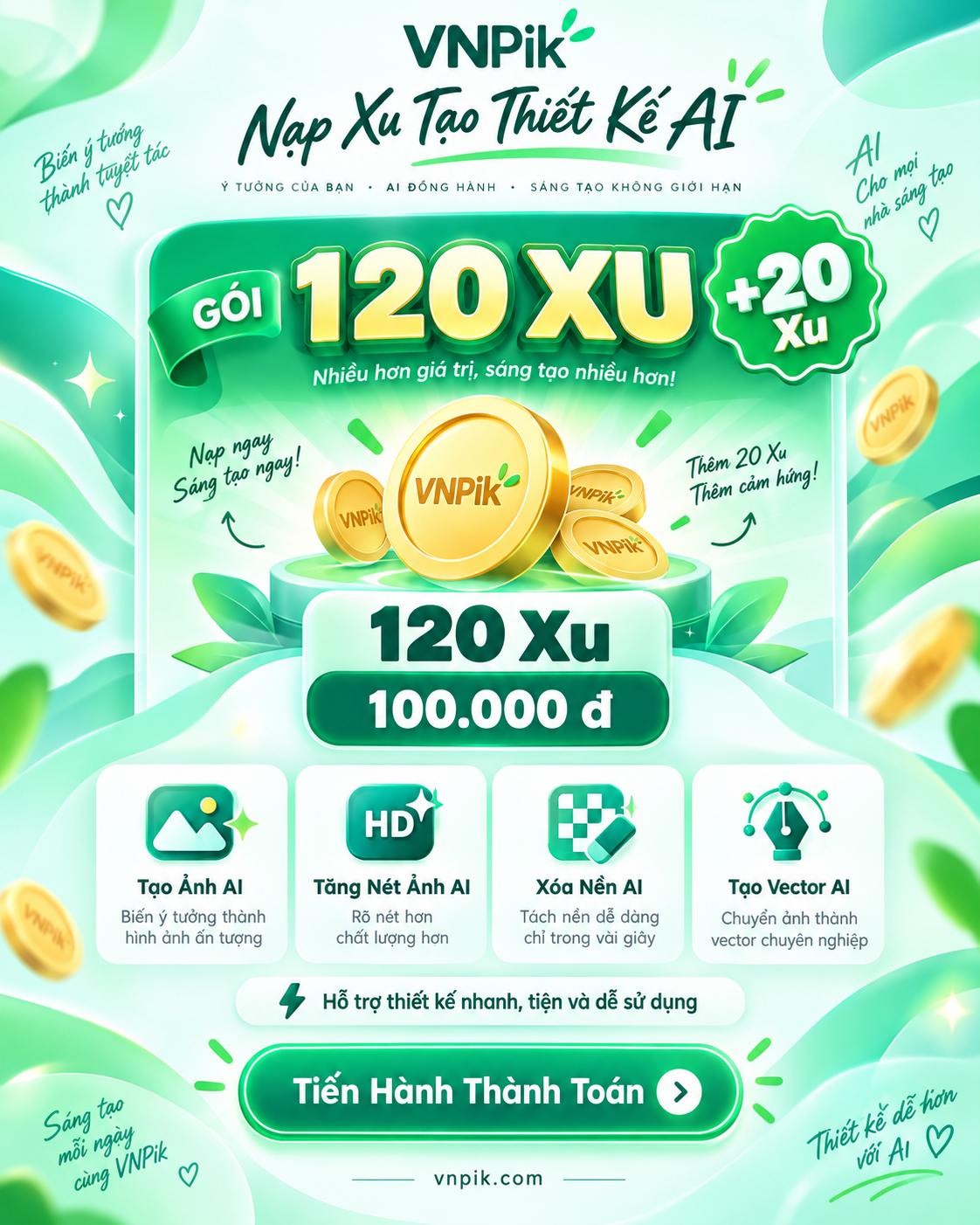 Nạp 100 xu