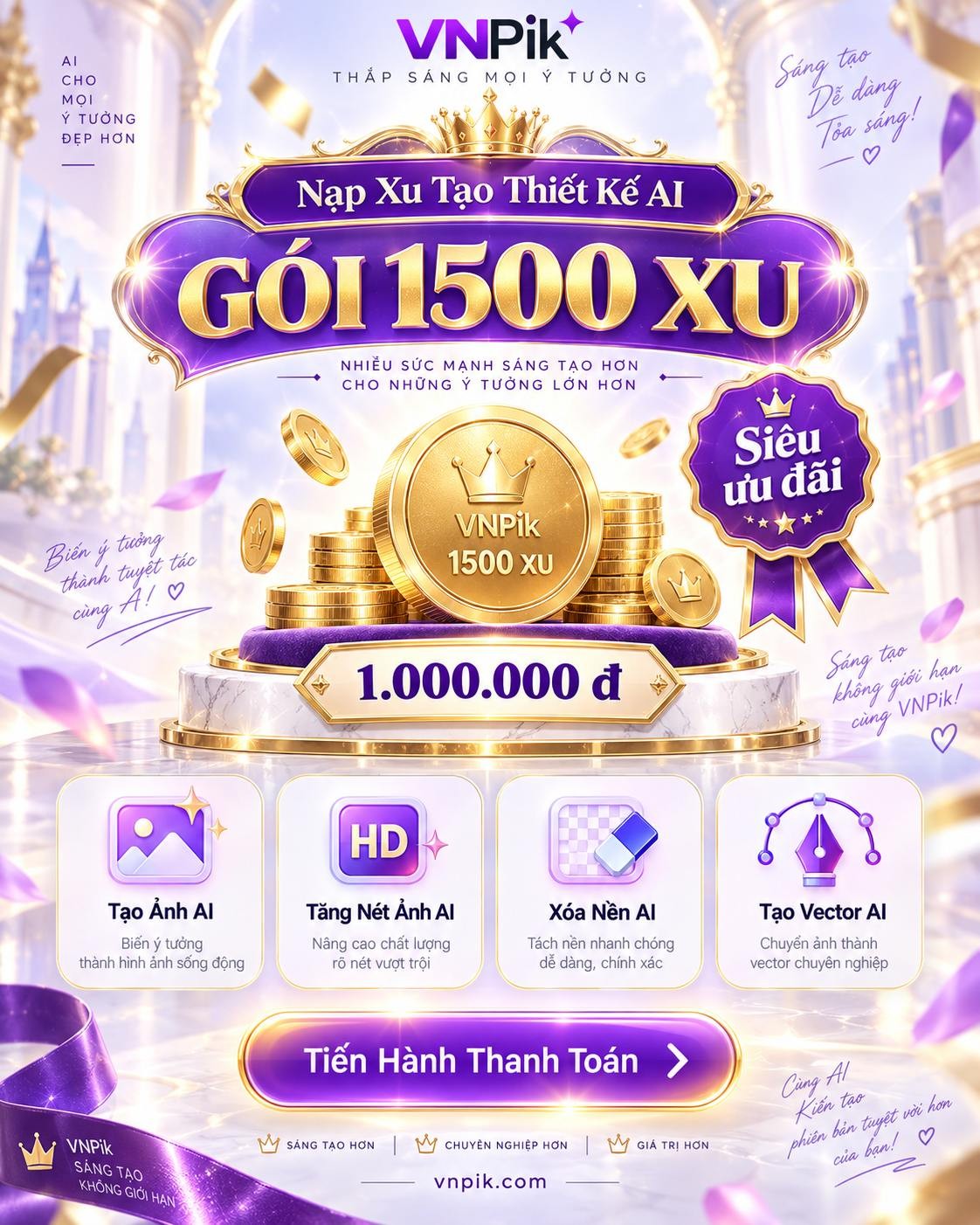 Nạp 1000 xu
