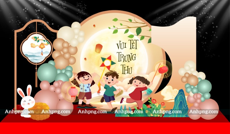 Maket decor Trung Thu thiếu nhi – Ảnh Trung Thu, hình nền Trung Thu