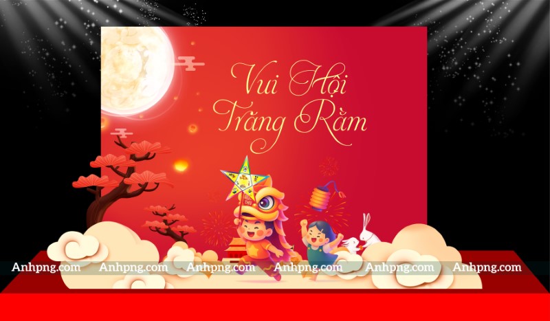 Mẫu sân khấu Trung Thu đẹp – Ảnh Trung Thu và hình nền Trung Thu trang trí sự kiện