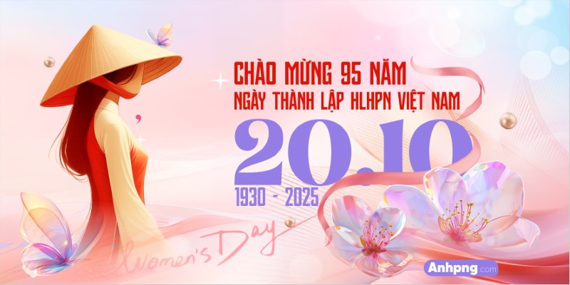 Thiệp chúc mừng 20/10 – Vector Ai thiết kế thiệp tặng phụ nữ Việt Nam
