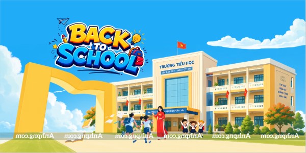 Back To School 2026 trường tiểu học Việt Nam chào năm học mới