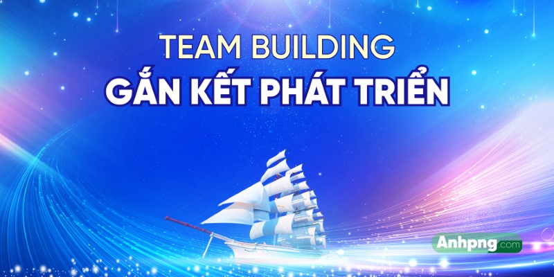 Phông nền Team Building gắn kết phát triển vector #16