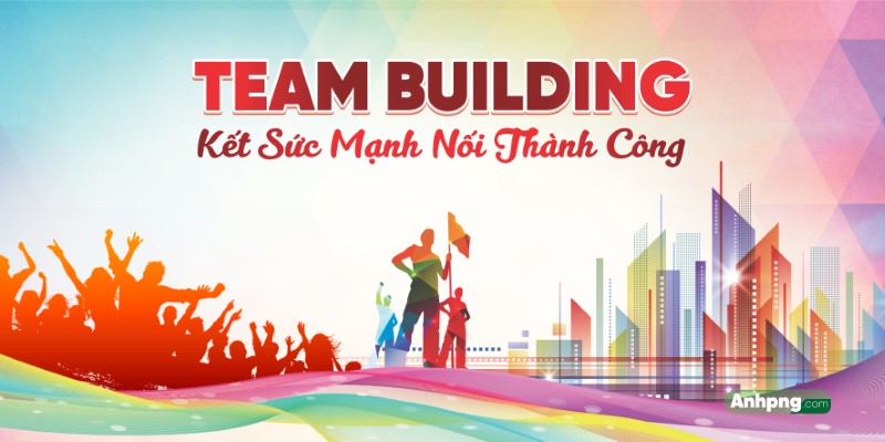 Phông nền background team building kết sức mạnh vector 23
