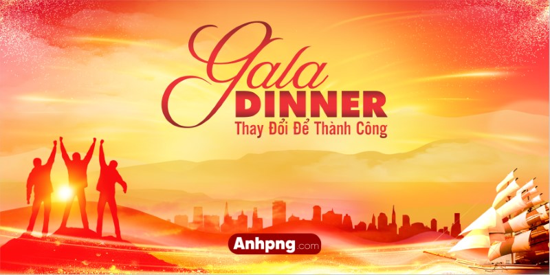 Phông Nền Gala Dinner – File maket Vector Corel, Ai thiết kế sân khấu