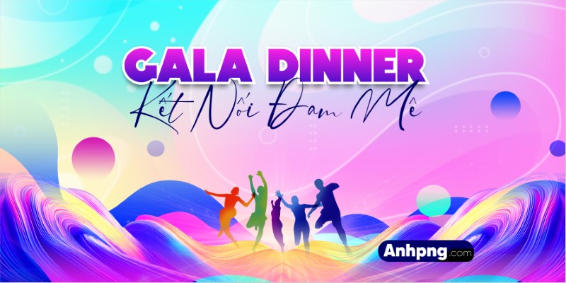 Market Gala Dinner Kết Nối Đam Mê – Mẫu Thiết Kế Đẹp File Vector Corel, Ai