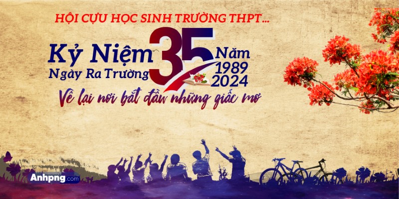 Phông nền họp lớp 35 năm vector 46