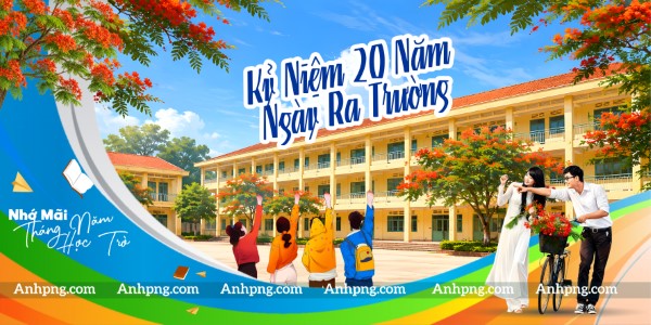 Họp lớp 20 năm ngày trở về dưới mái trường rực hoa phượng