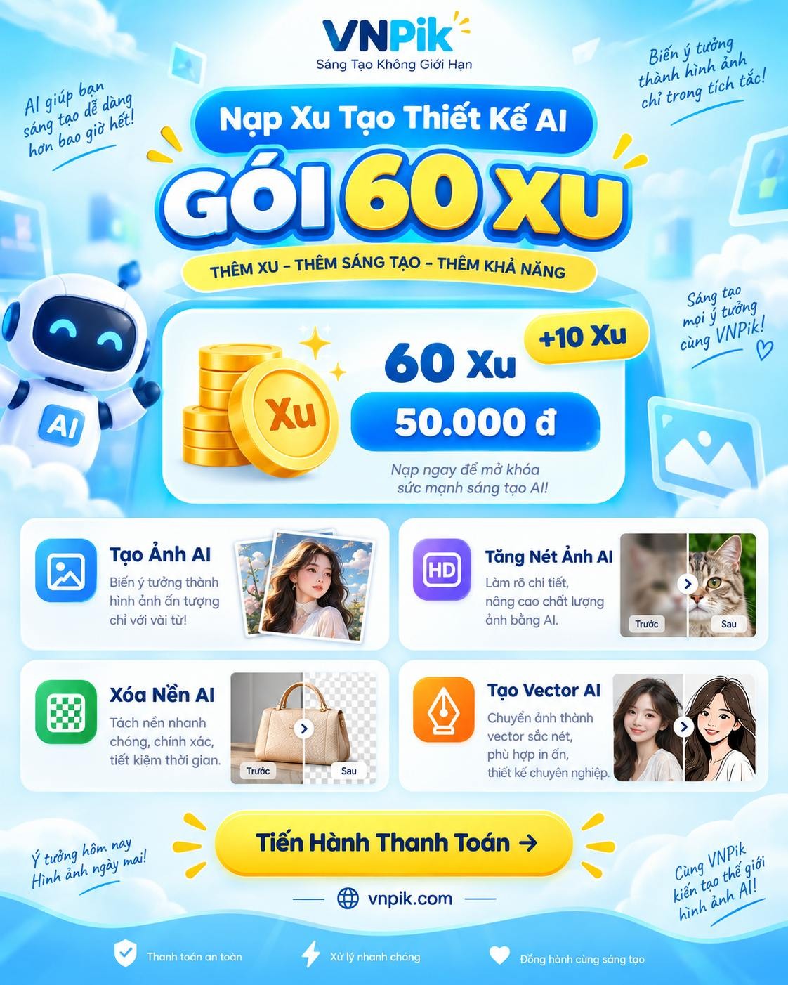 Nạp 50 xu