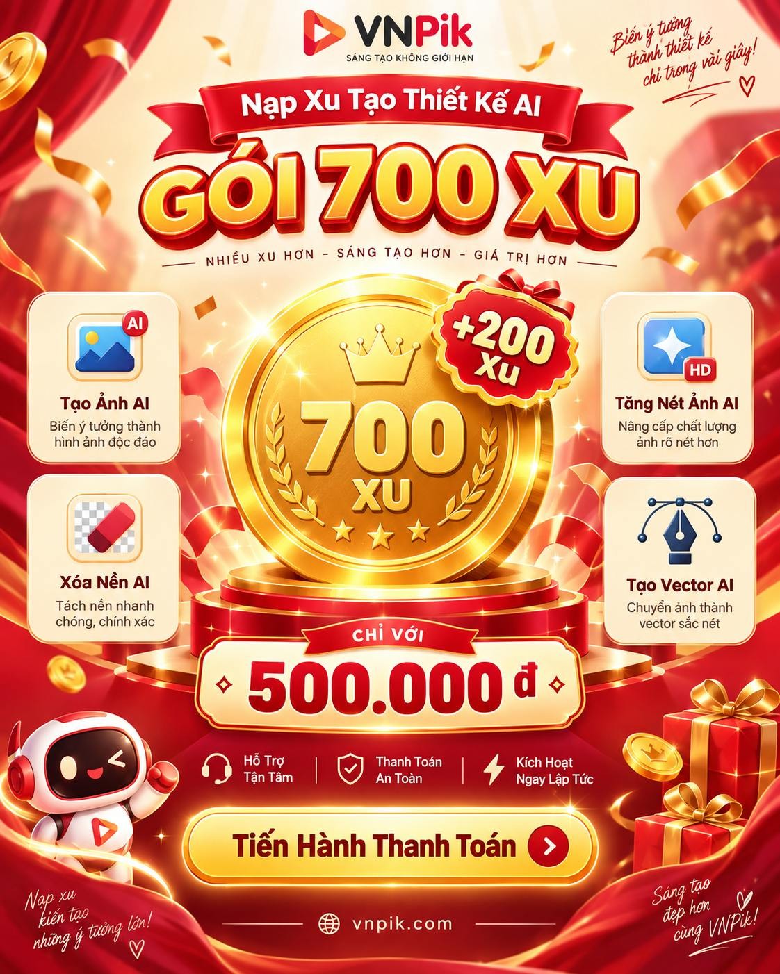 Nạp 500 xu