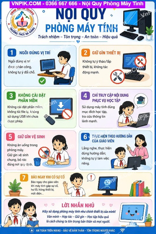 Nội Quy Phòng Máy Tính