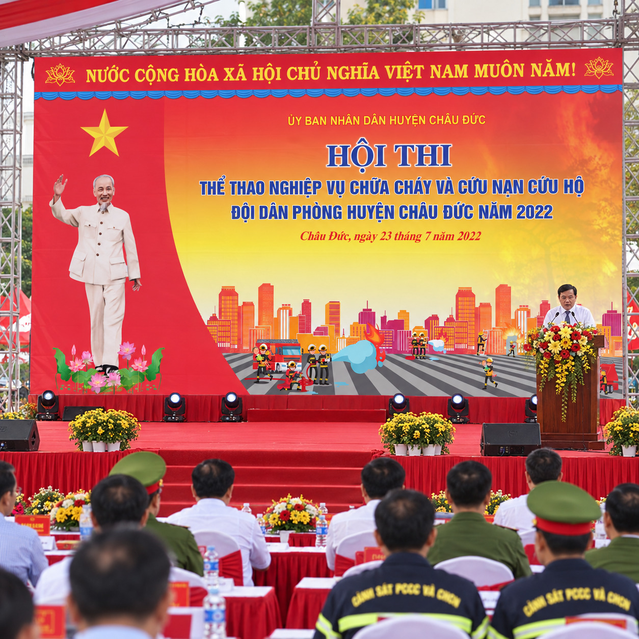 Sự Kiện Hội Thi PCCC 2022 tại Châu Đức