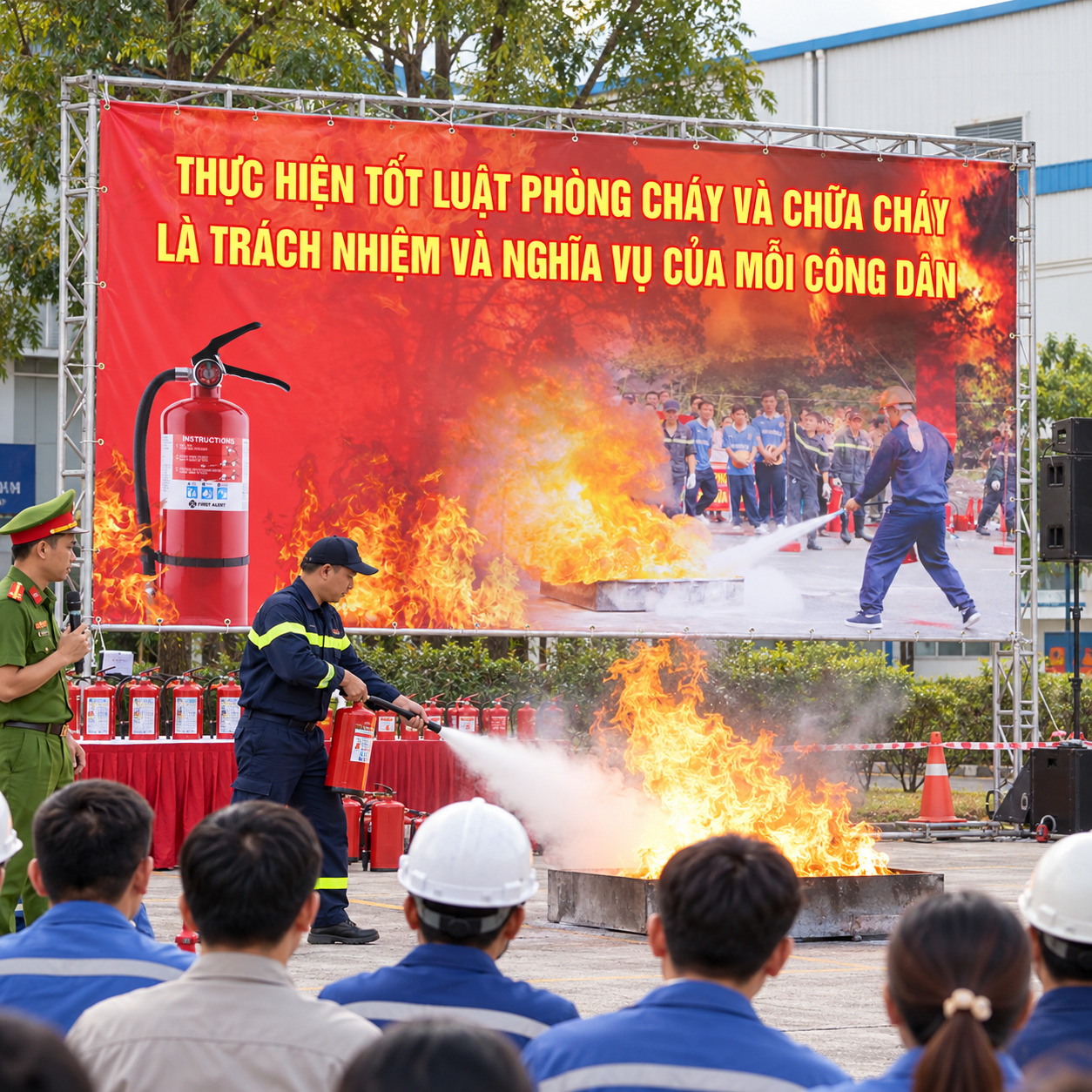 Buổi Huấn Luyện PCCC Với Diễn Giả Chuyên Nghiệp