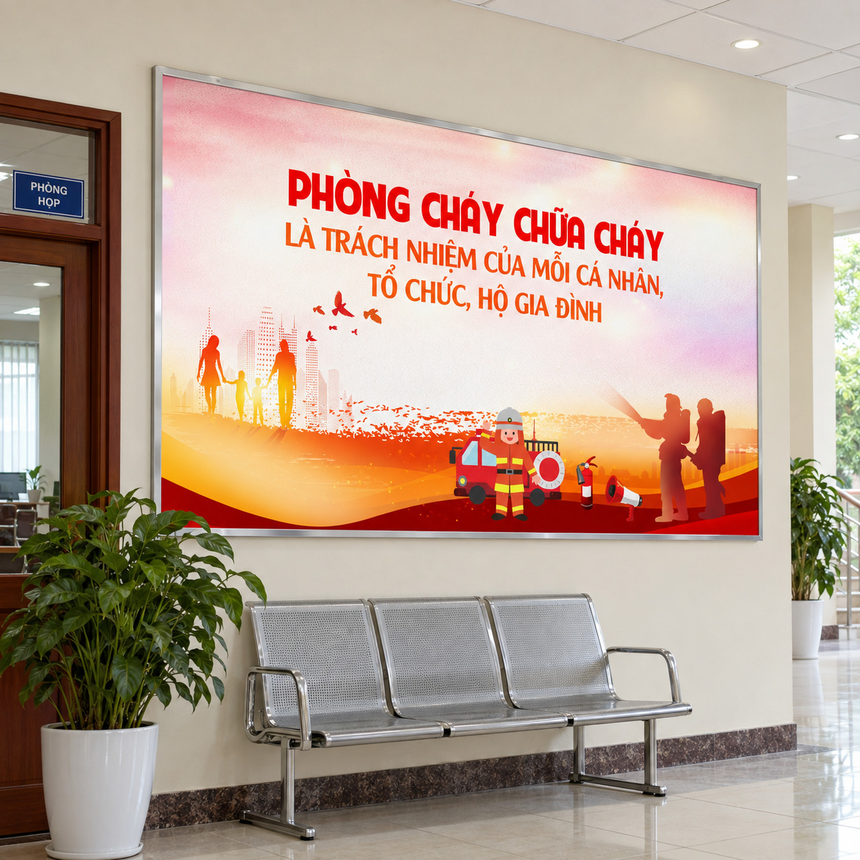 Poster Nâng Cao Nhận Thức Phòng Cháy Chữa Cháy