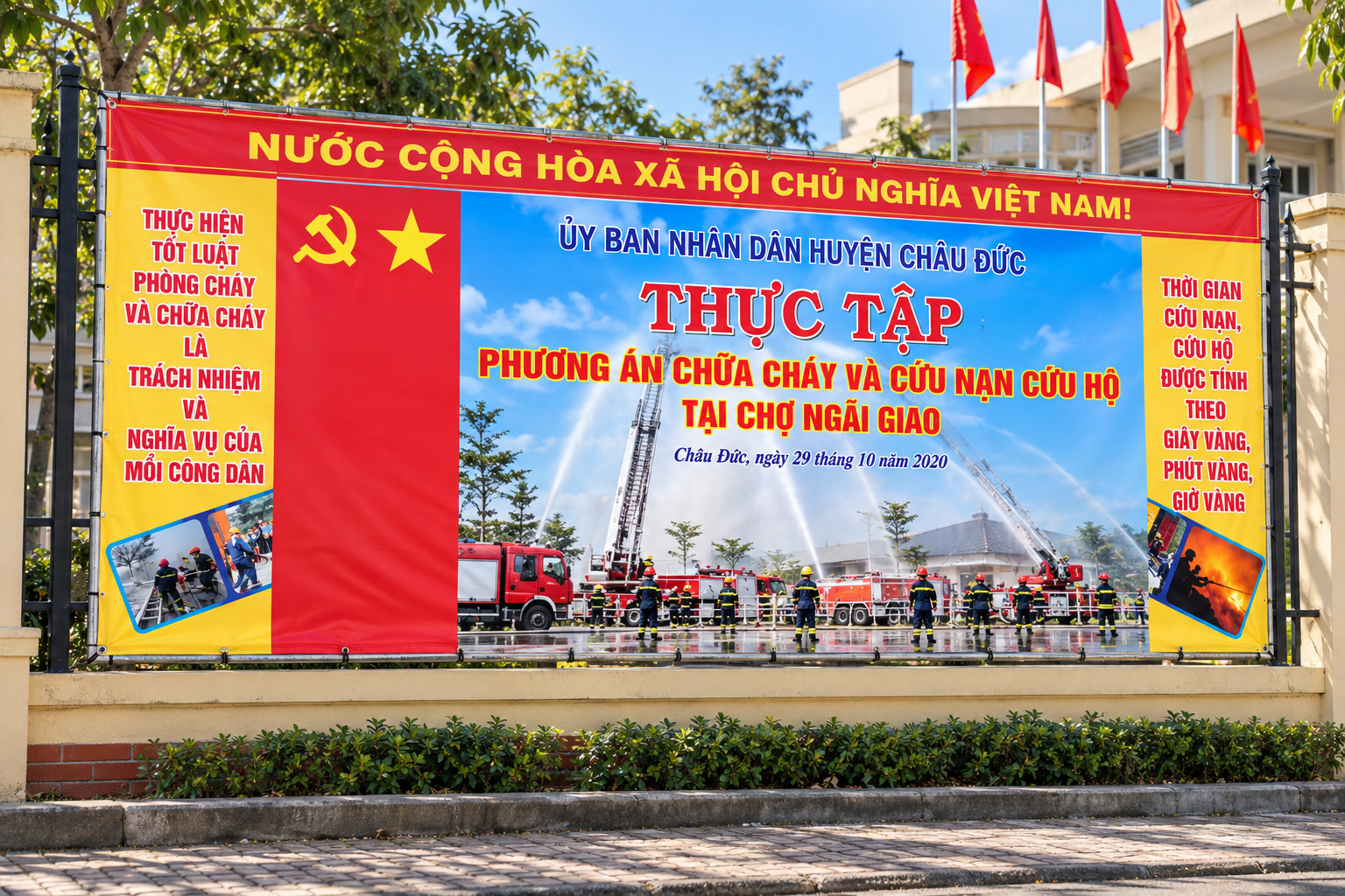Biểu ngữ tuyên truyền phòng cháy chữa cháy