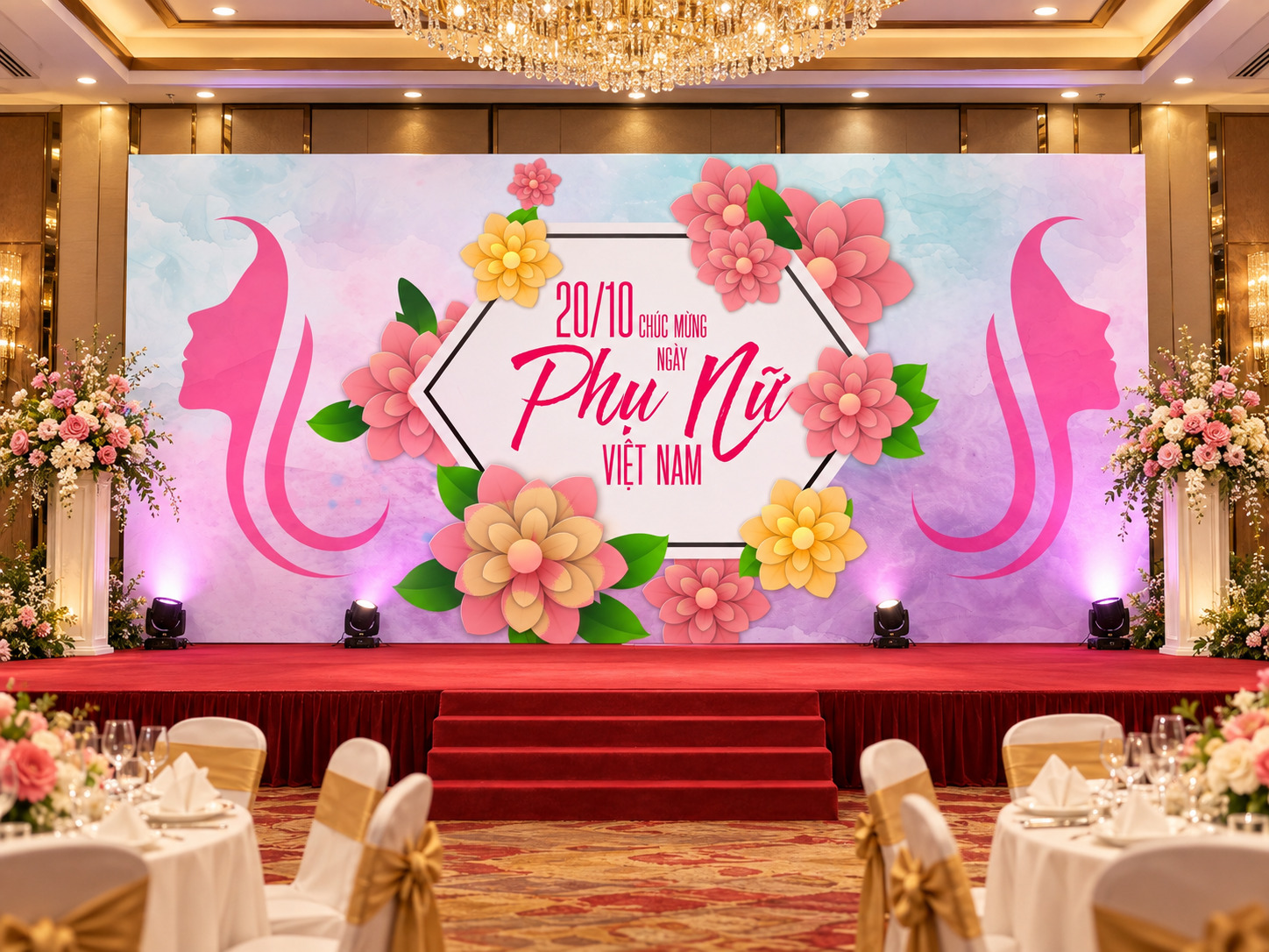 Mẫu Phông Nền Ngày Phụ Nữ Việt Nam 20/10