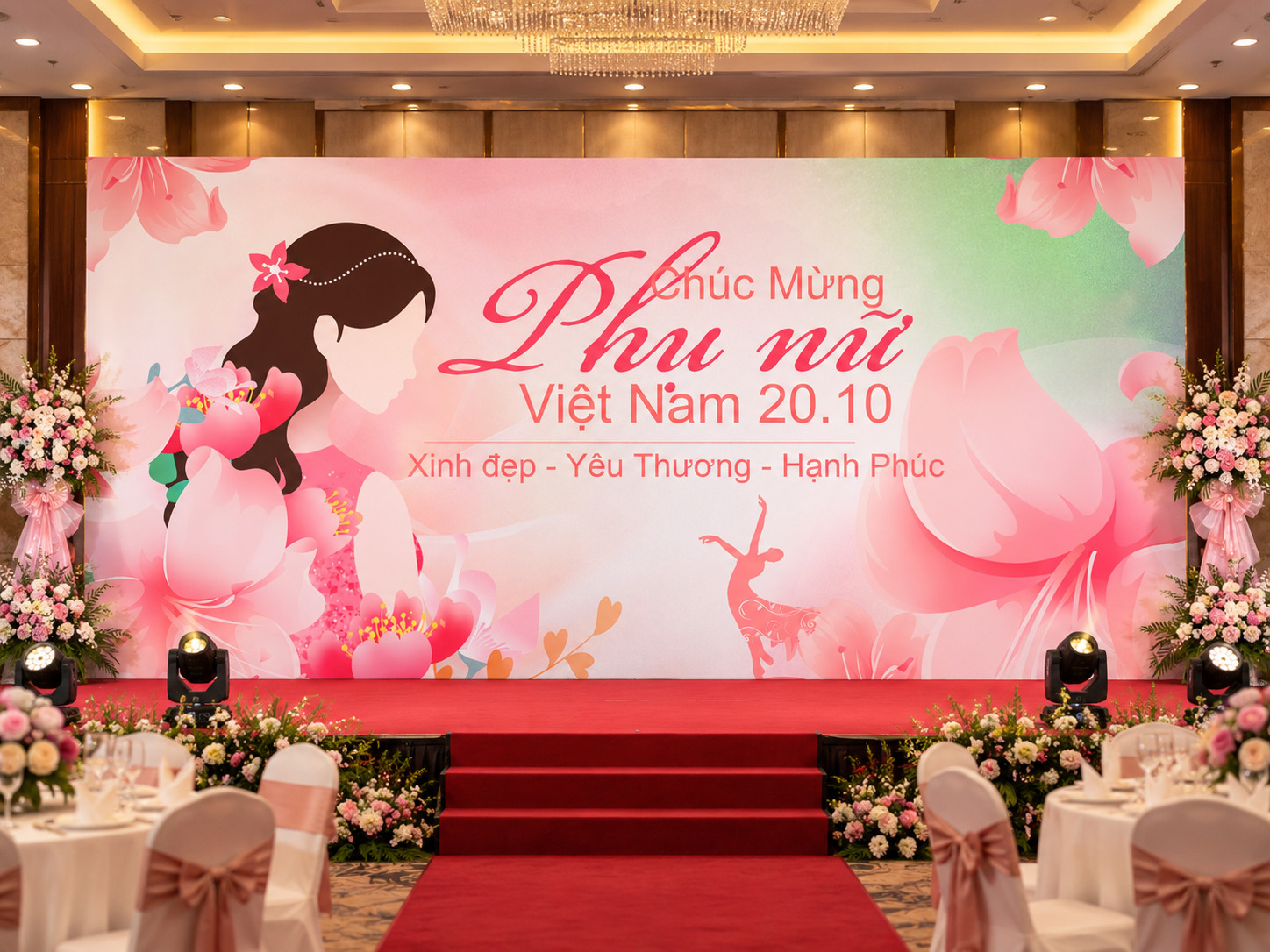 Phông Nền Ngày Phụ Nữ Việt Nam 20.10