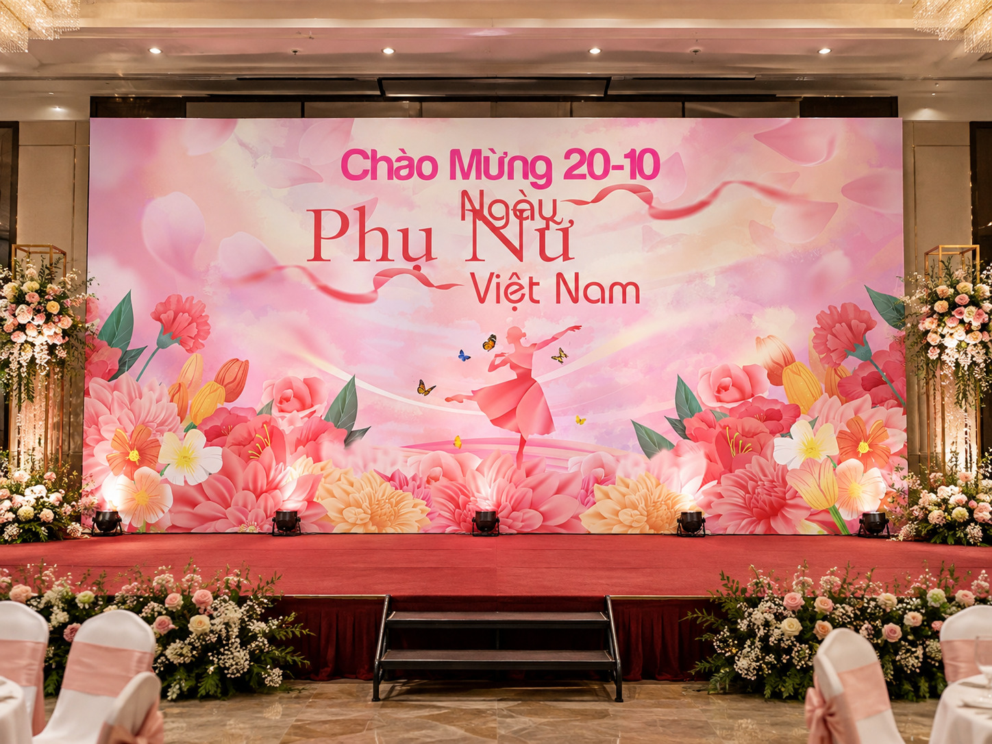 Phông Nền Ngày Phụ Nữ Việt Nam 20-10