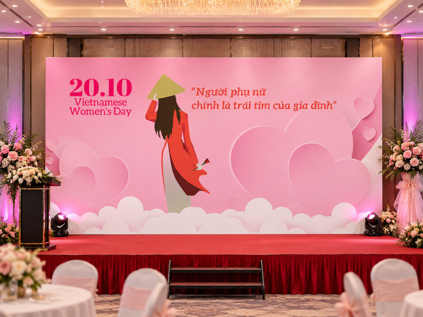 Phông nền Ngày Phụ Nữ Việt Nam 20.10