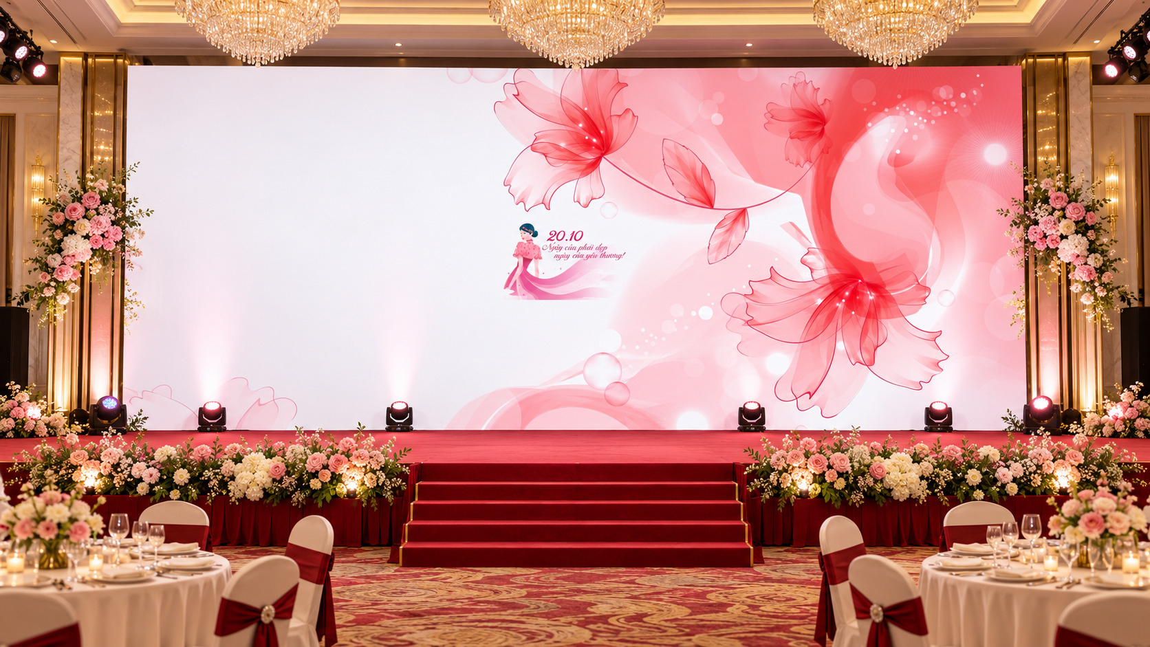Phông Nền Lễ Hội Ngày Phụ Nữ Việt Nam