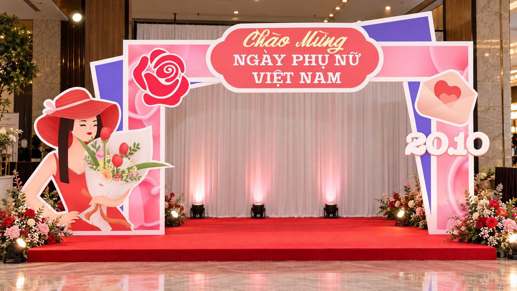 Phông nền chào mừng Ngày Phụ Nữ Việt Nam