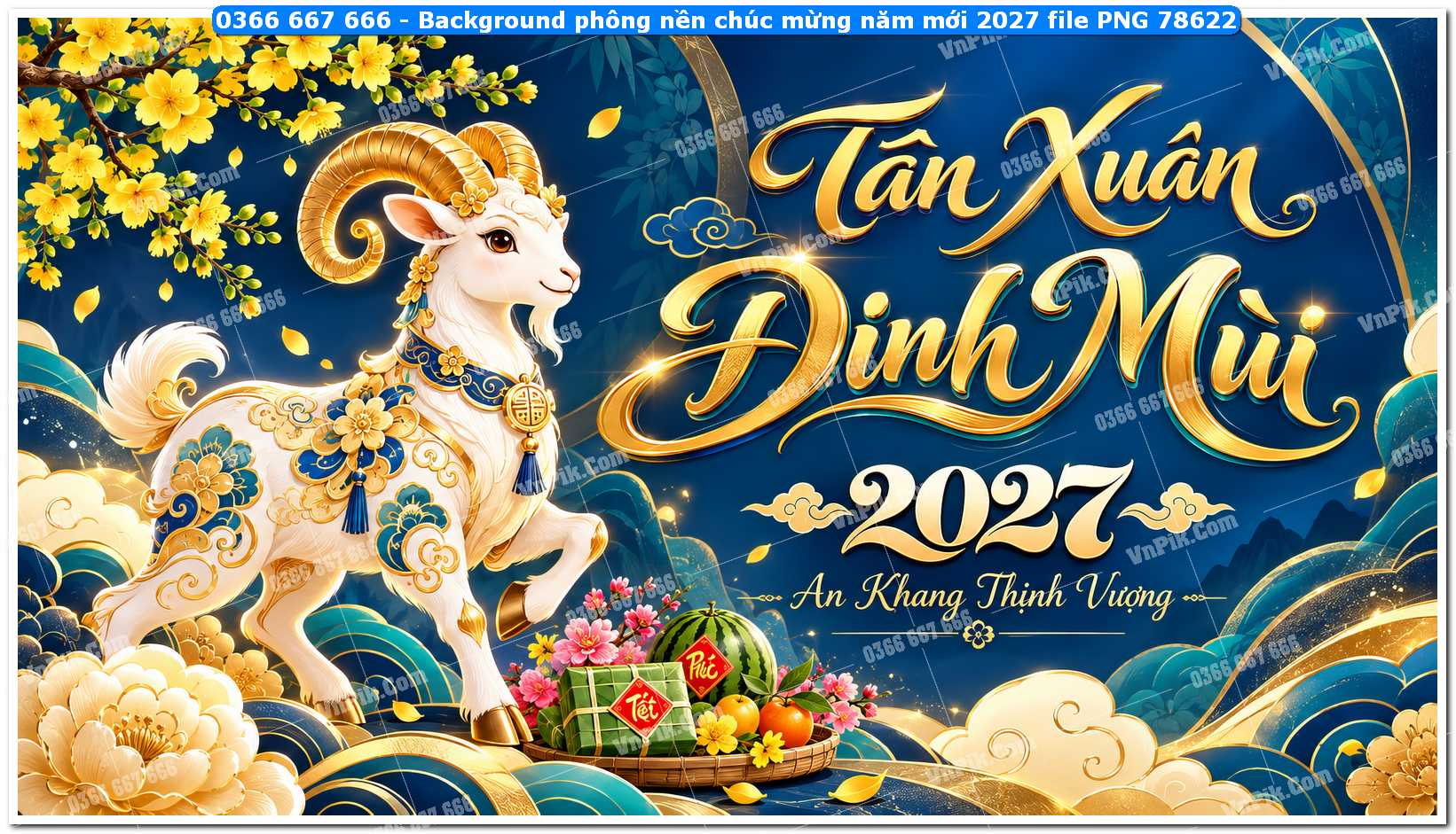 Background phông nền chúc mừng năm mới 2027 file PNG 78622