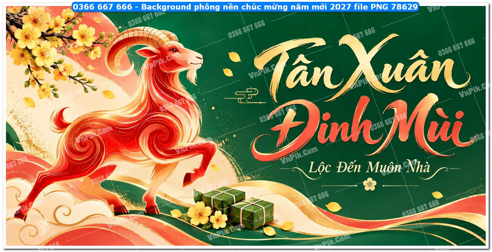 Background phông nền chúc mừng năm mới 2027 file PNG 78629