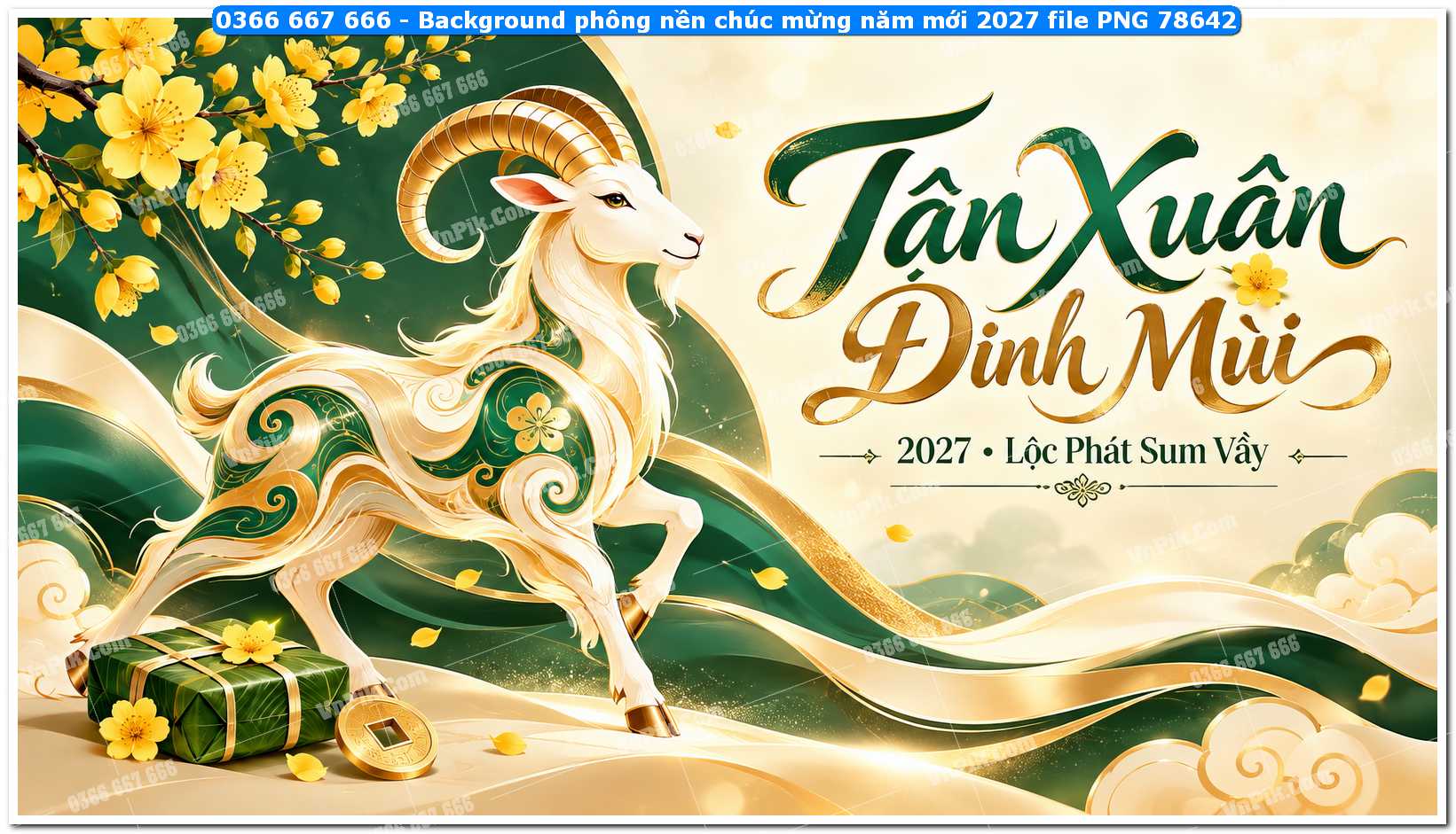 Background phông nền chúc mừng năm mới 2027 file PNG 78642