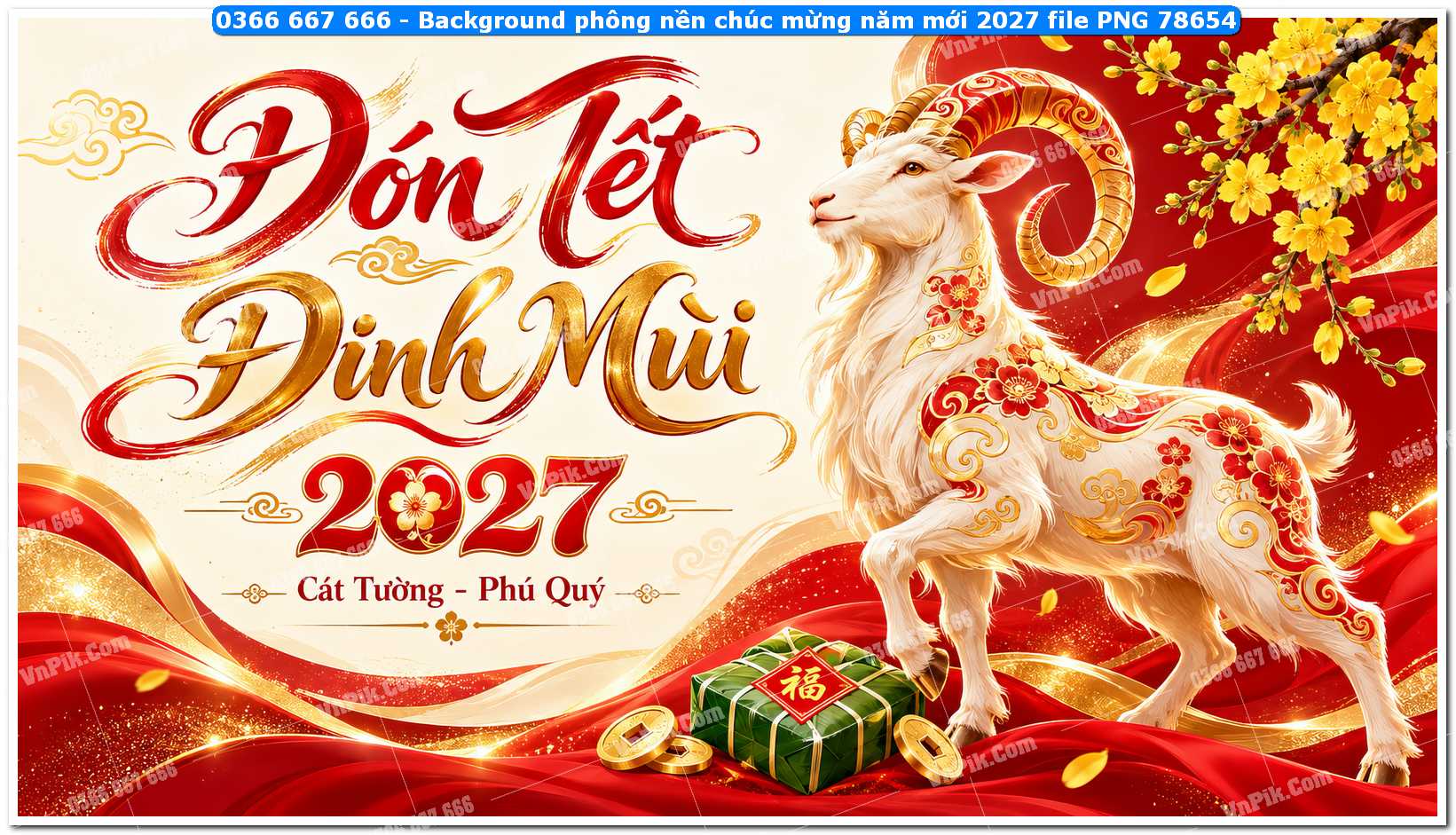 Background phông nền chúc mừng năm mới 2027 file PNG 78654
