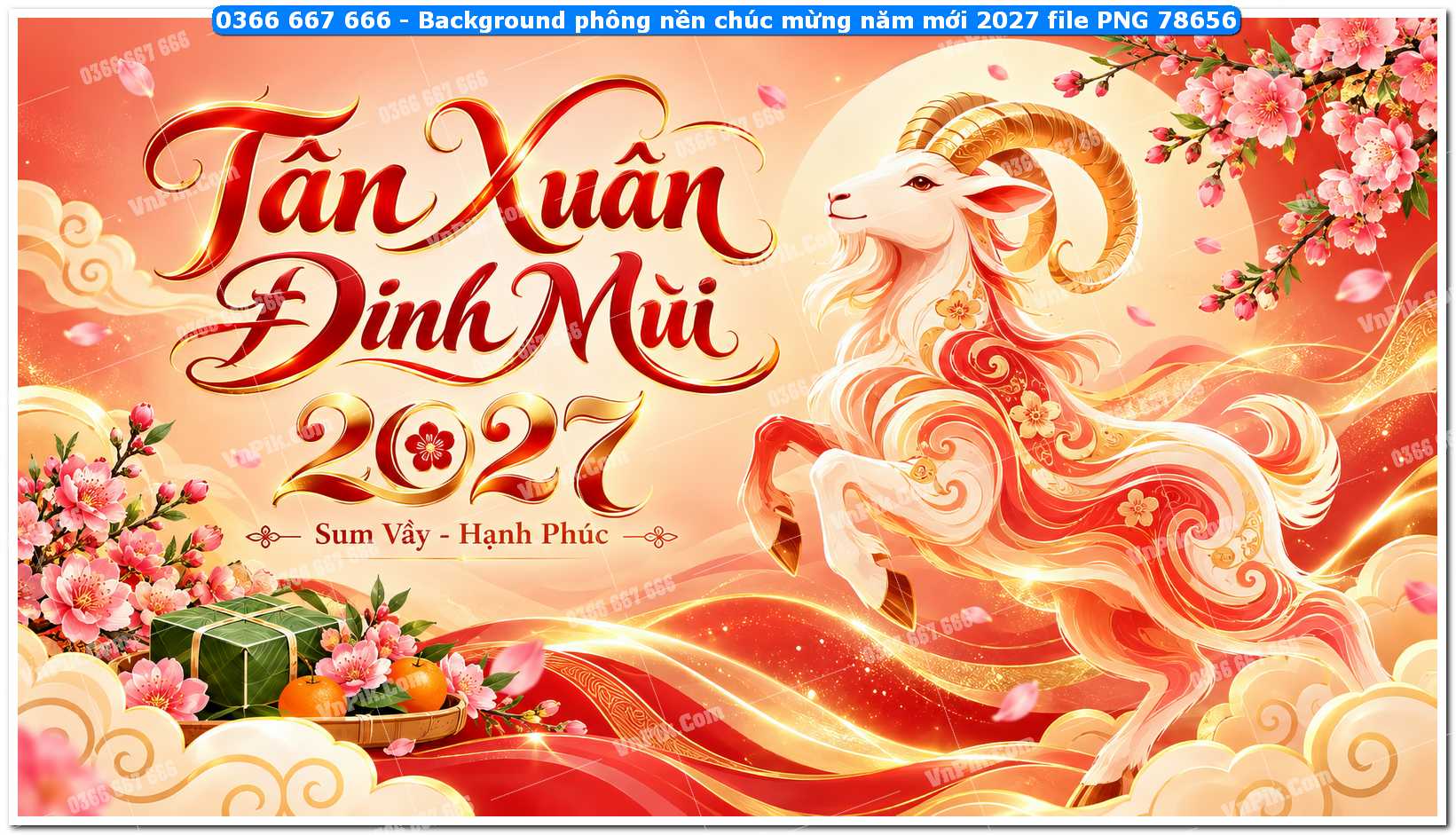 Background phông nền chúc mừng năm mới 2027 file PNG 78656