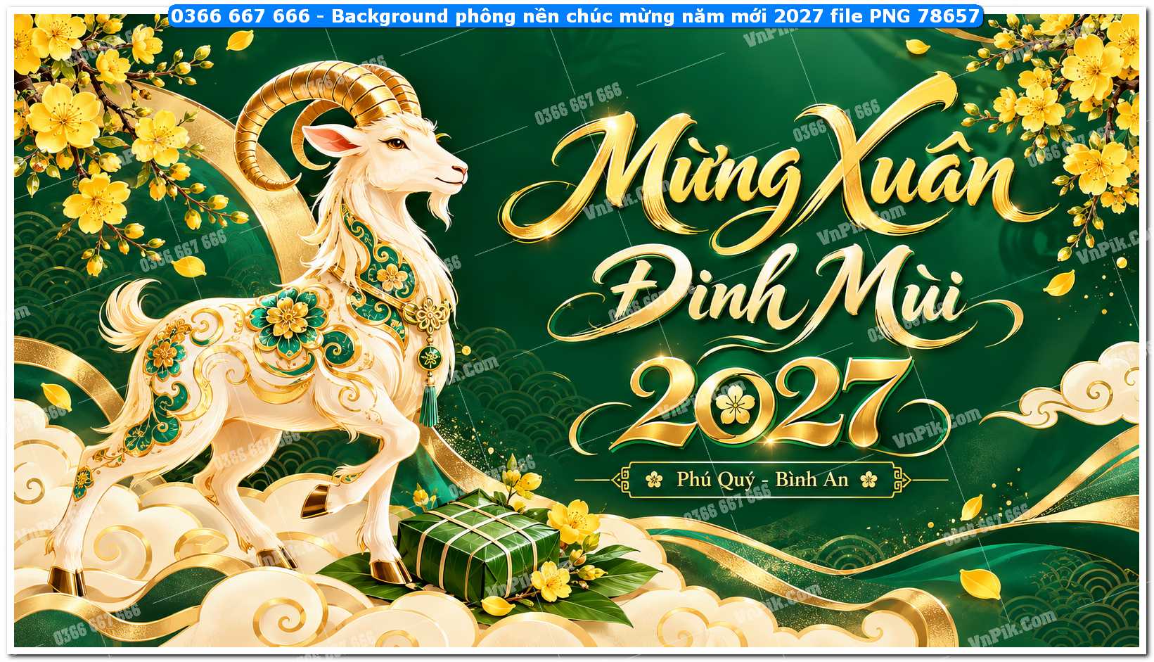 Background phông nền chúc mừng năm mới 2027 file PNG 78657