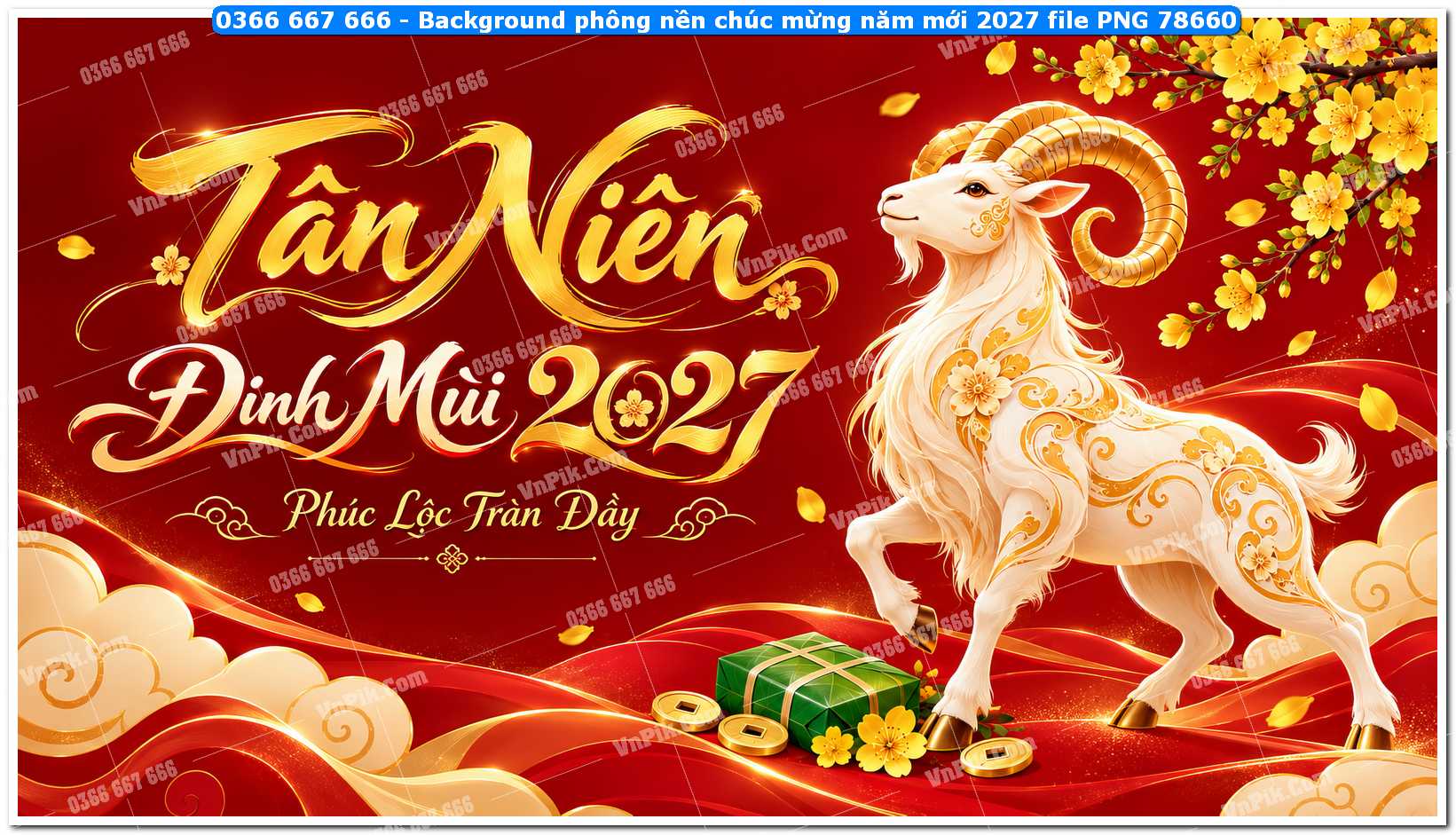 Background phông nền chúc mừng năm mới 2027 file PNG 78660