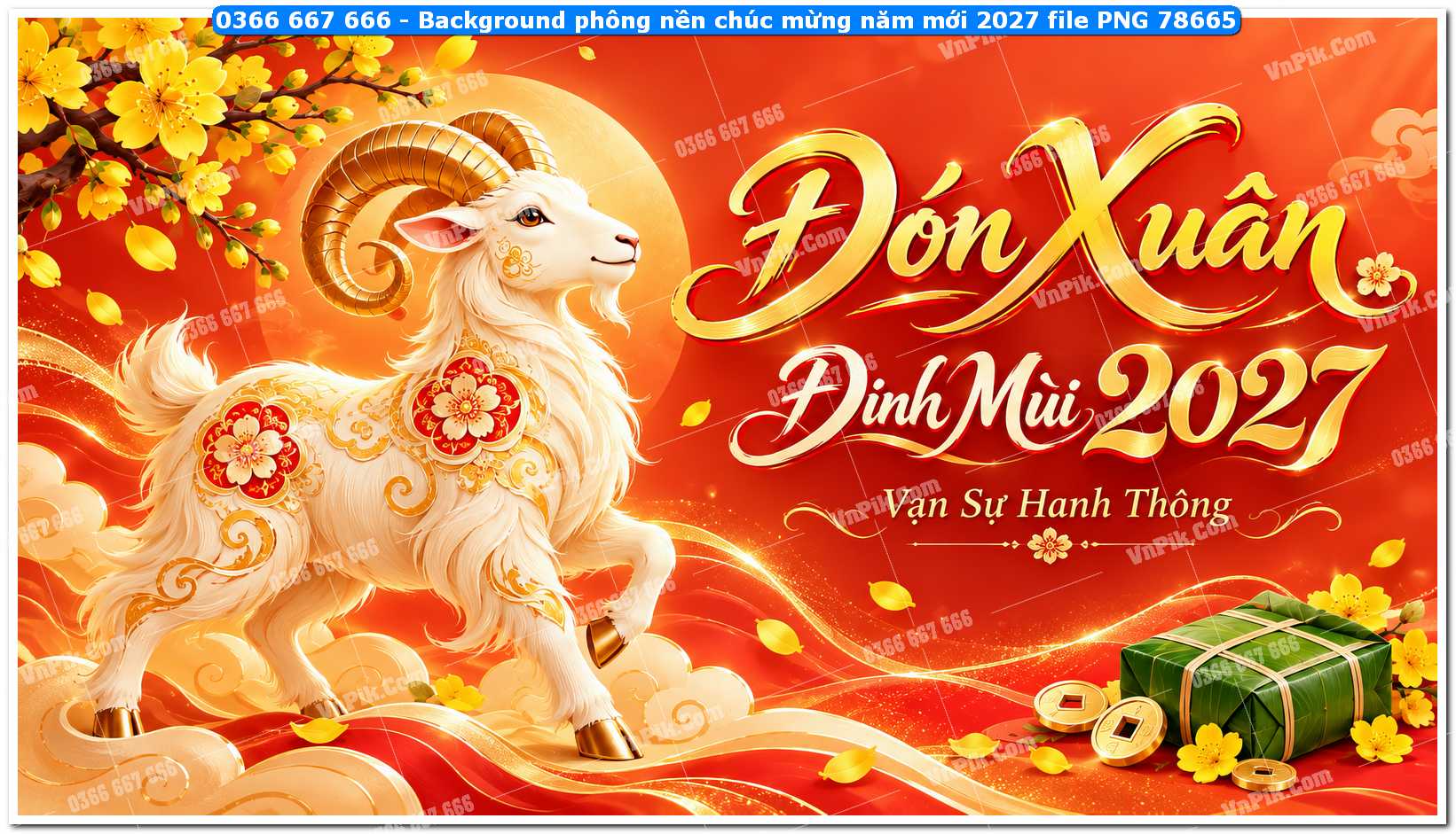 Background phông nền chúc mừng năm mới 2027 file PNG 78665