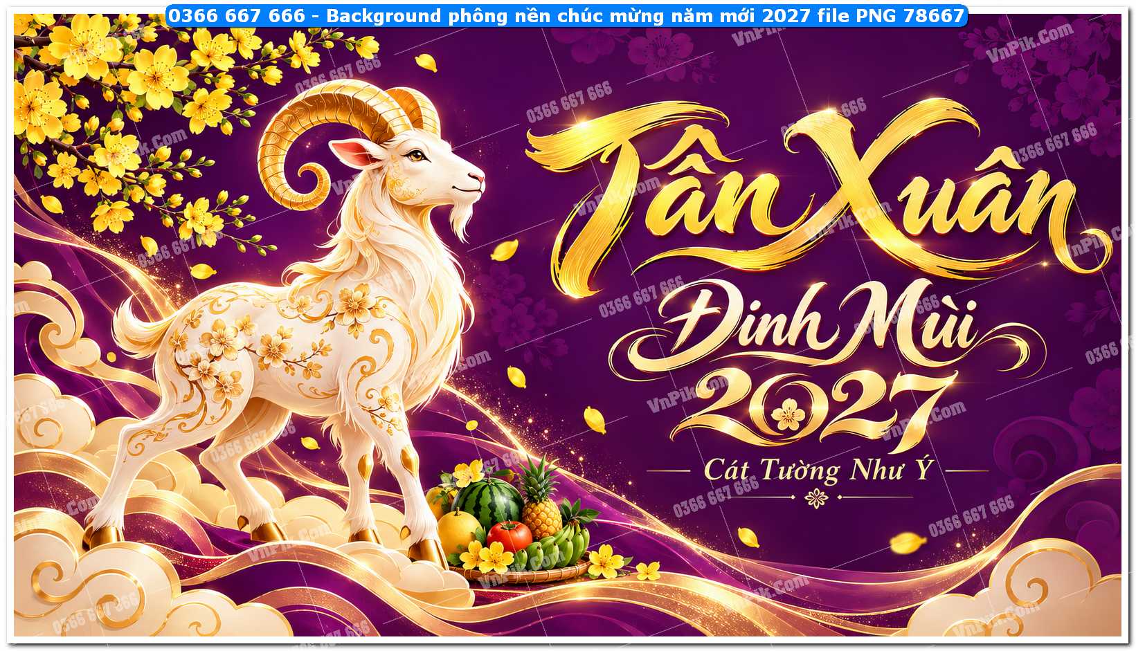 Background phông nền chúc mừng năm mới 2027 file PNG 78667