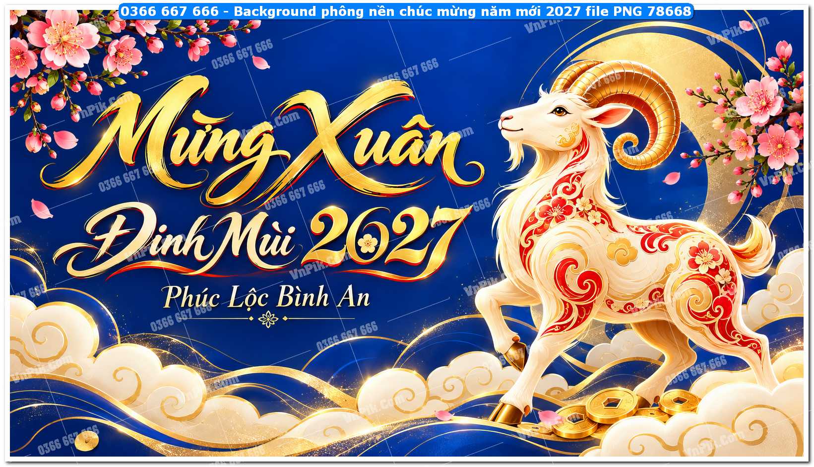 Background phông nền chúc mừng năm mới 2027 file PNG 78668