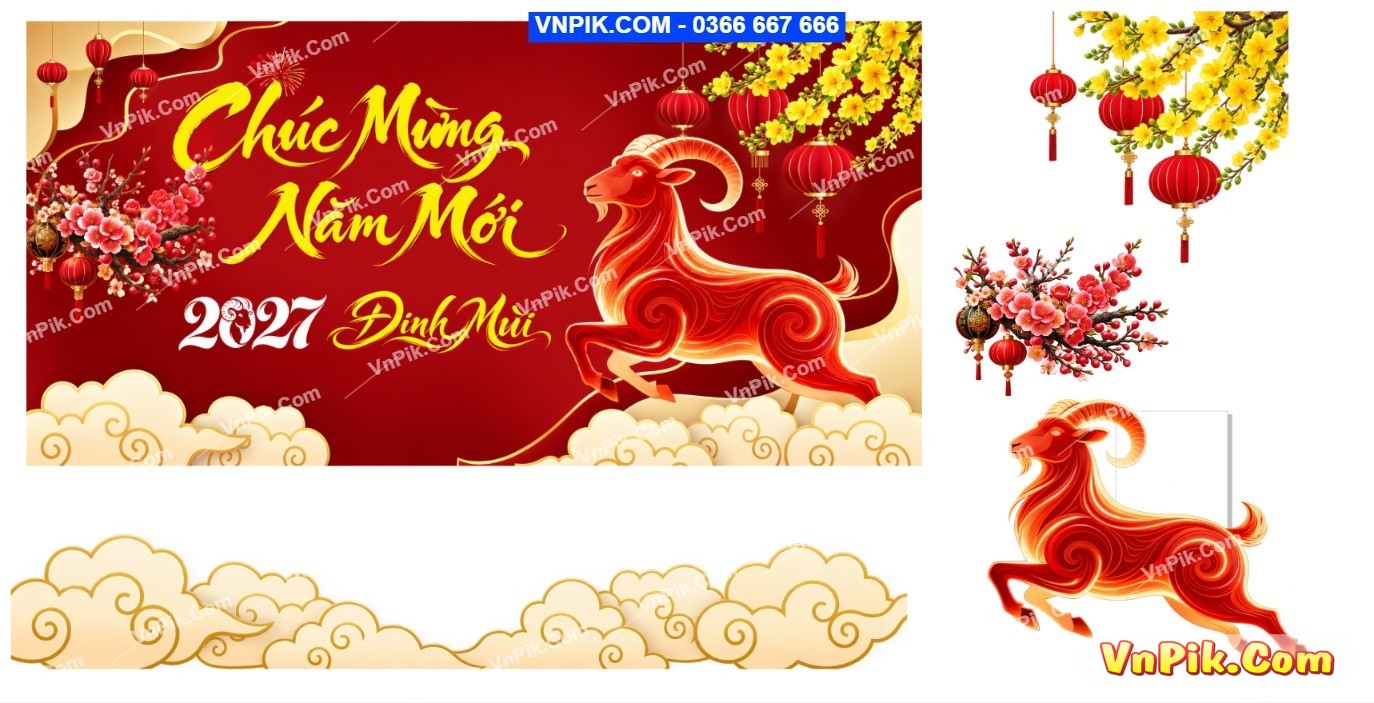 Background phông nền chúc mừng năm mới 2027 - 78449