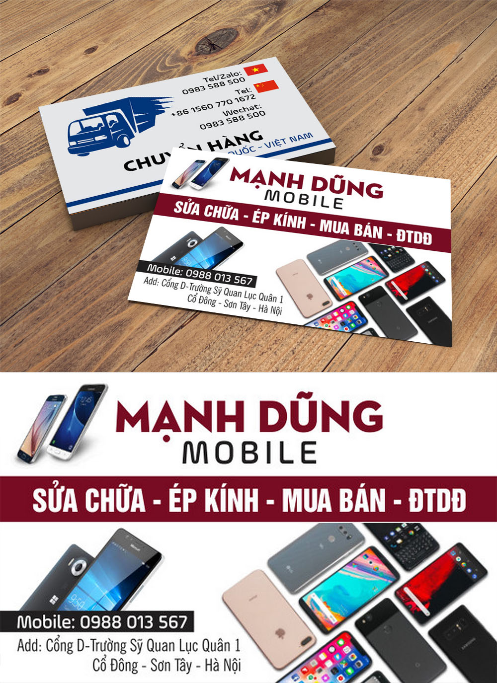 Mẫu danh thiếp namecard công ty file corel 35