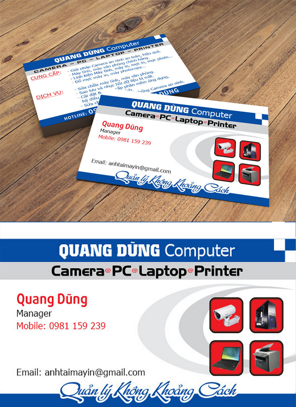 Mẫu danh thiếp namecard công ty file corel 36