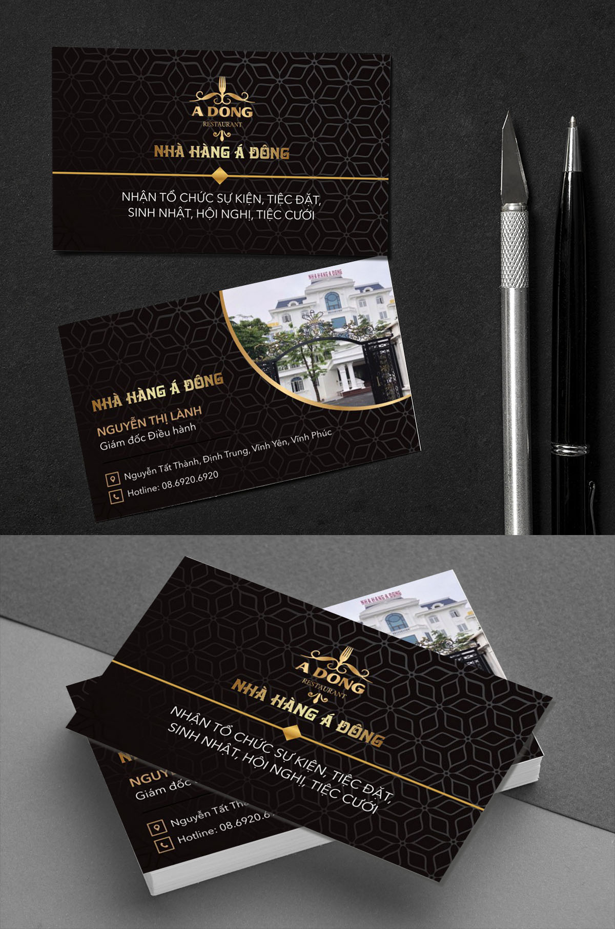 Mẫu danh thiếp namecard công ty file corel 46