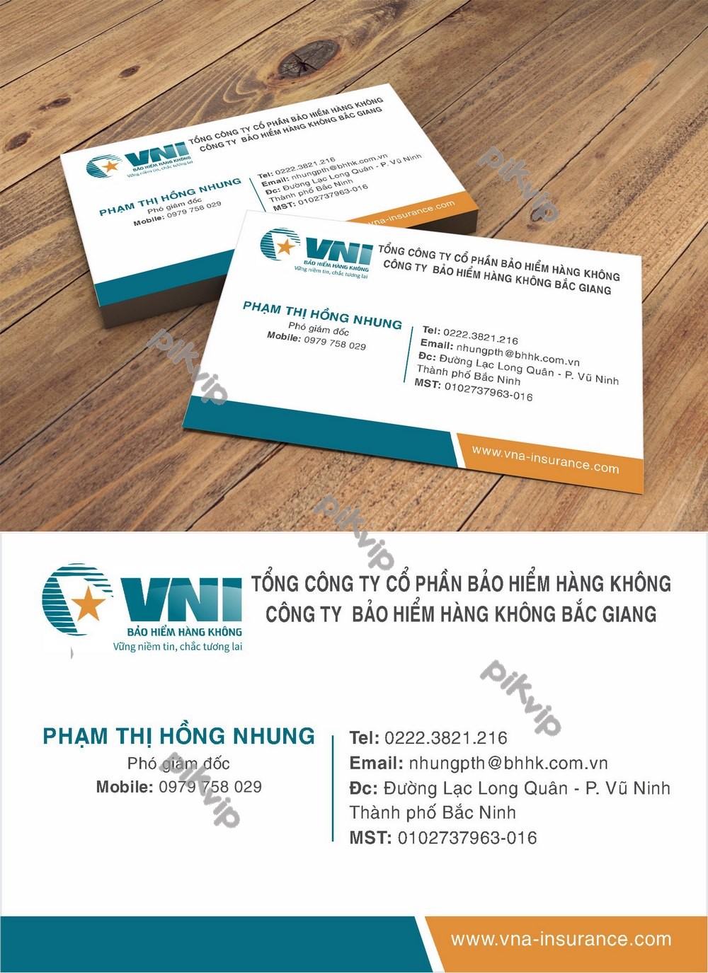 Mẫu danh thiếp namecard công ty file corel 68