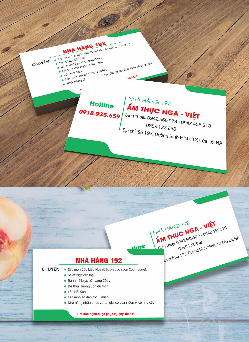 Mẫu danh thiếp name card đẹp file corel 26