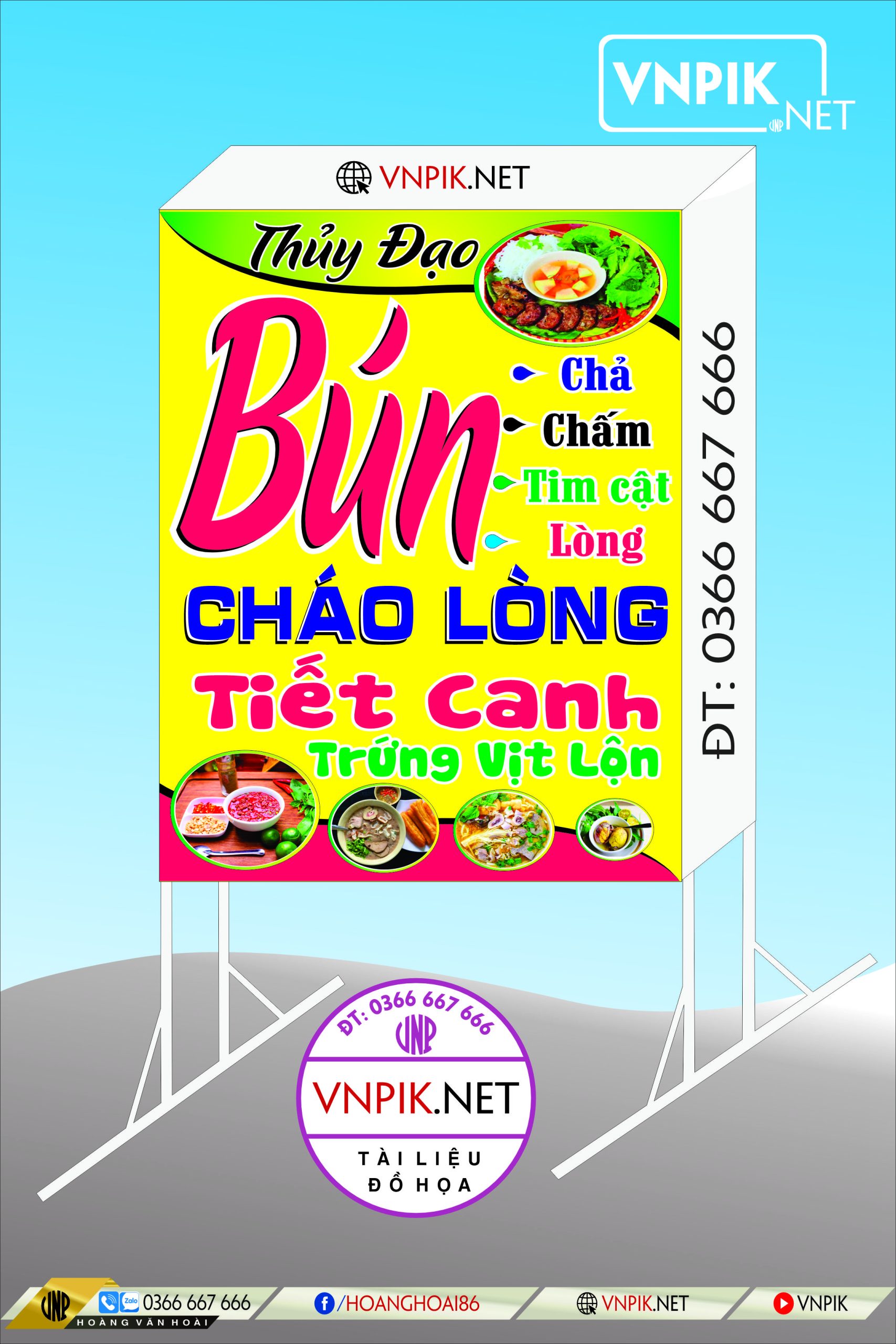 Mẫu bảng biển quảng cáo công ty file corel 53