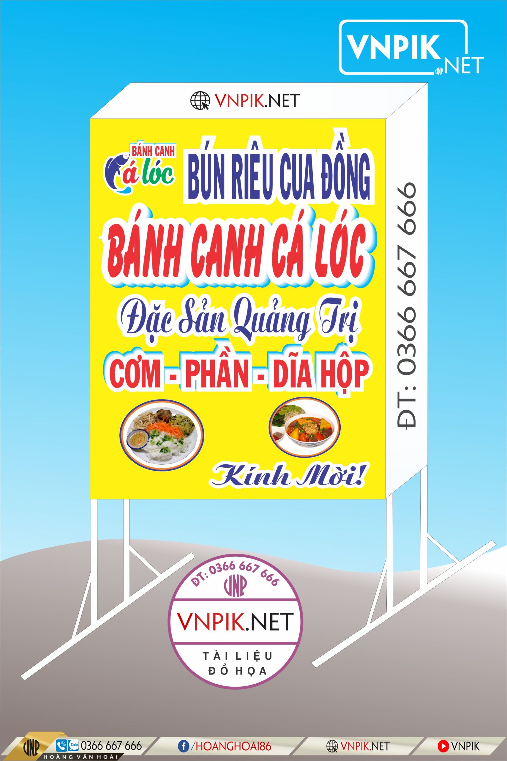 Mẫu bảng biển quảng cáo công ty file corel 78