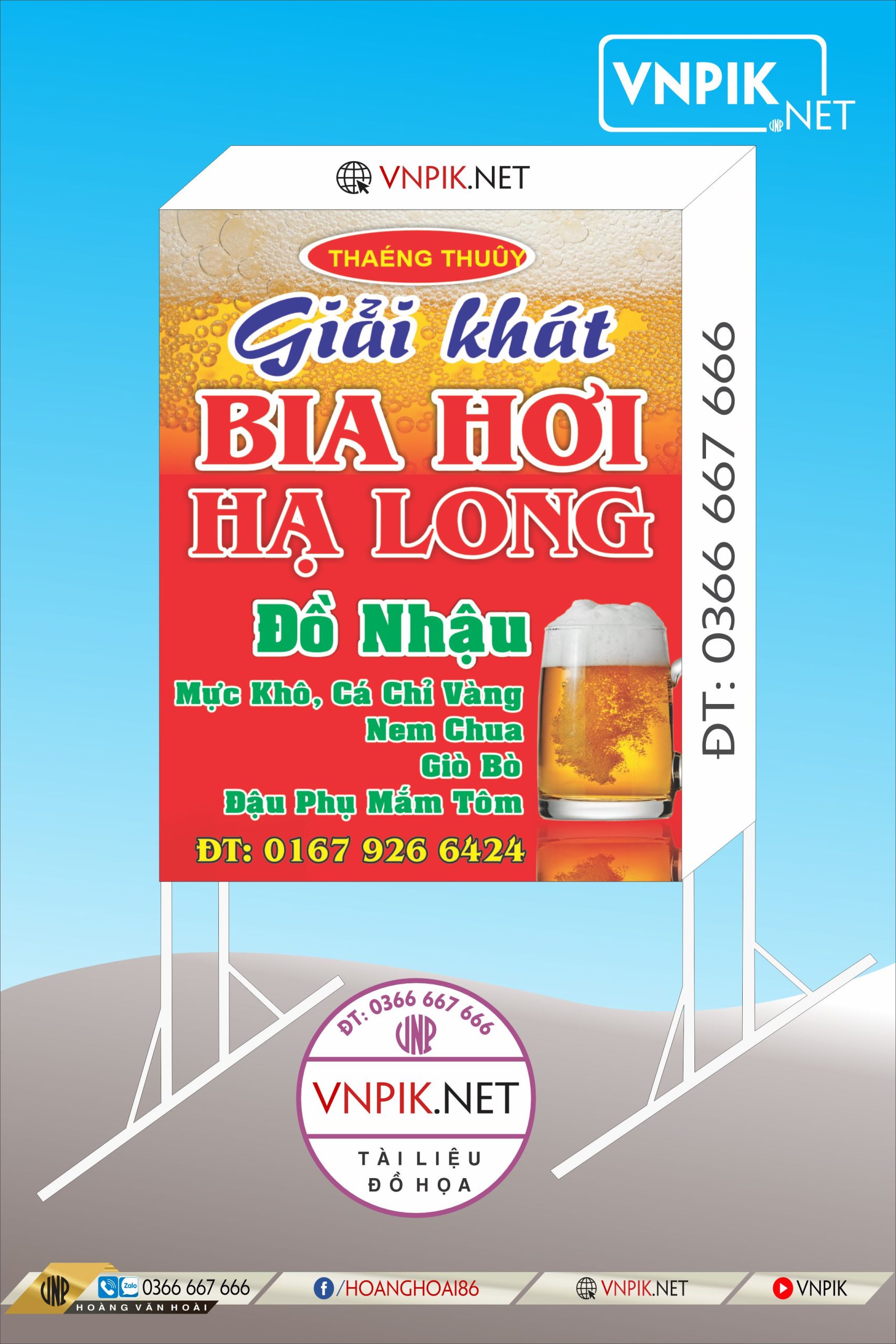 Mẫu bảng biển quảng cáo công ty file corel 83