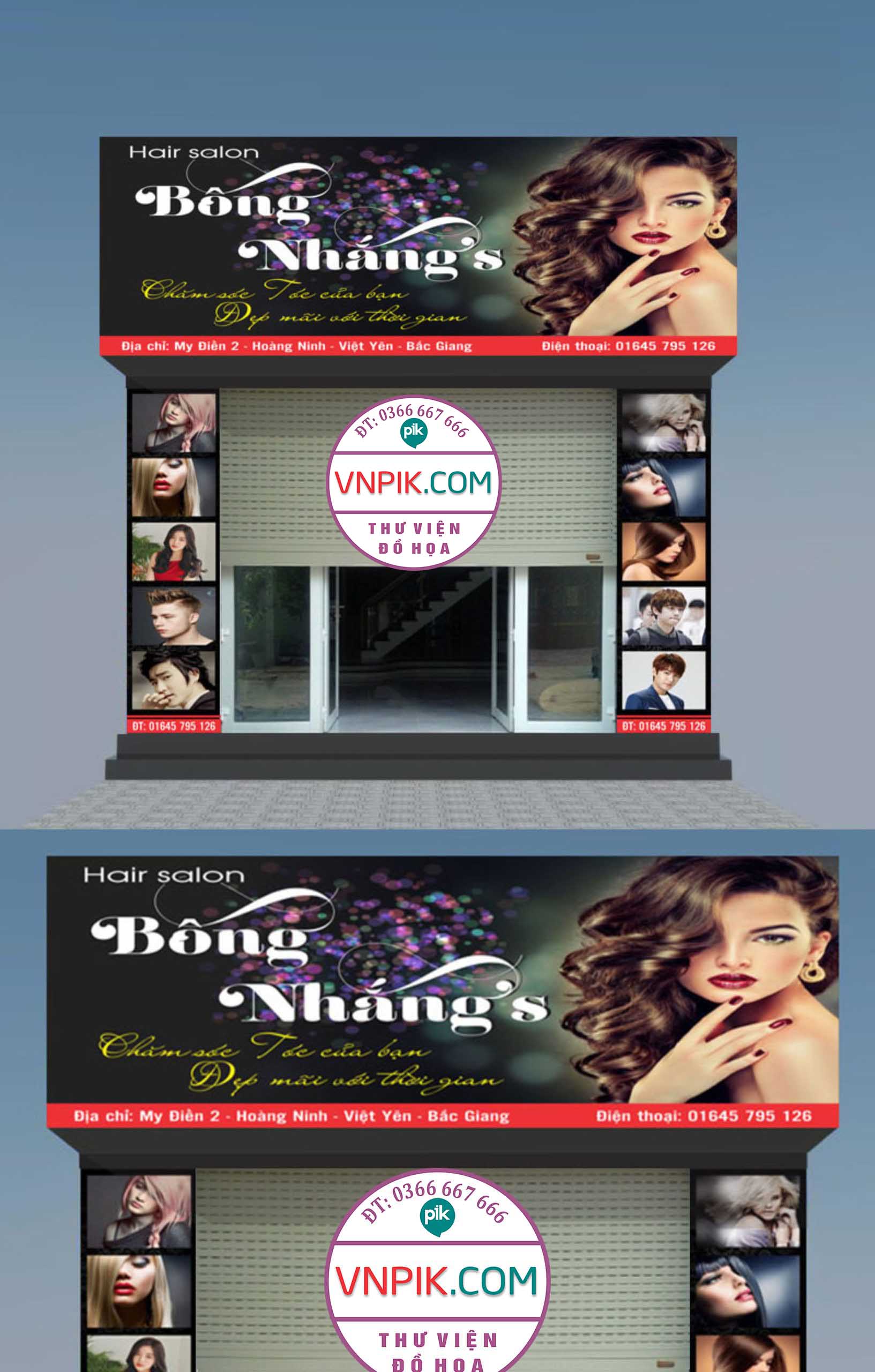 Biển Hair salon Bông Nhắng’s chăm sóc tóc