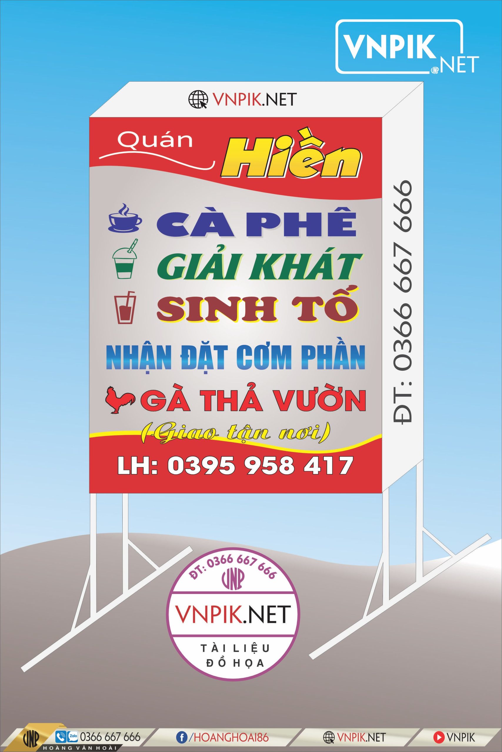 Mẫu Bảng Biển Quảng Cáo Công Ty File Corel 168