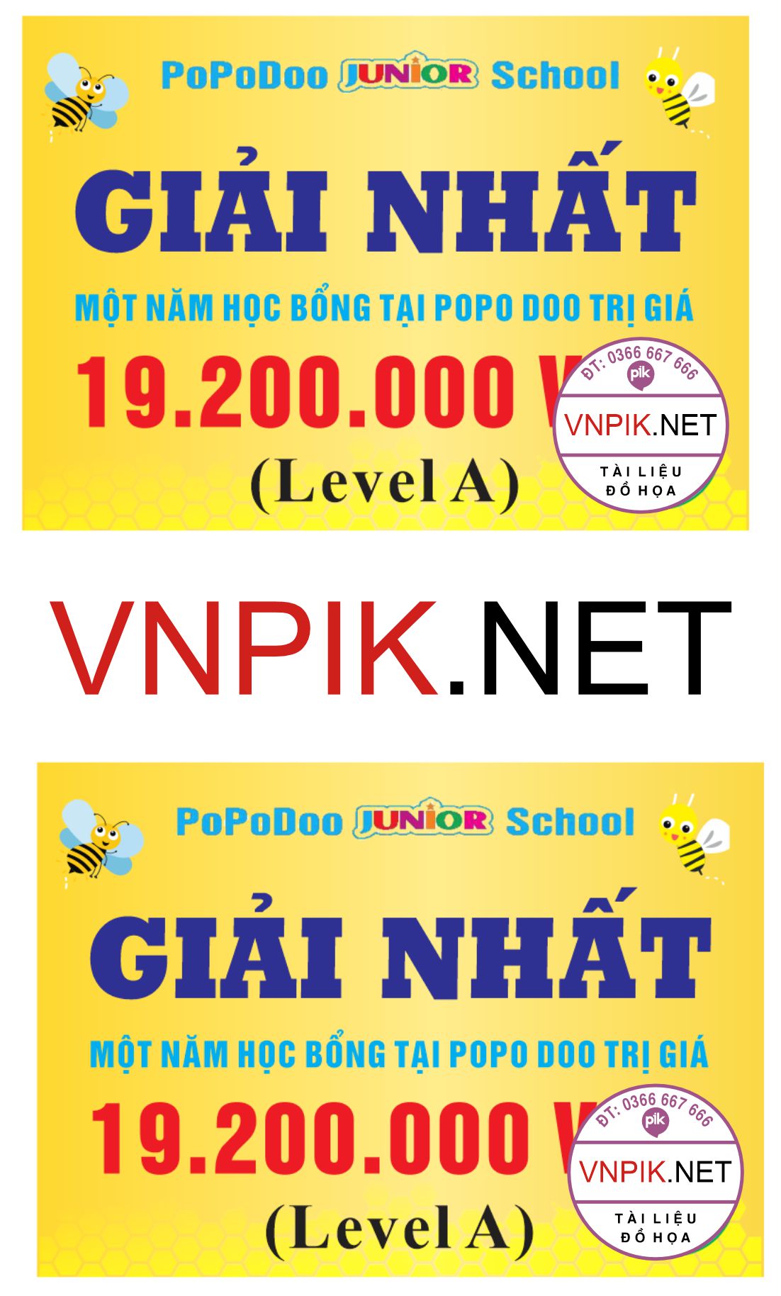 Market Giải nhất một năm học bổng tiếng anh file PDF & CDR