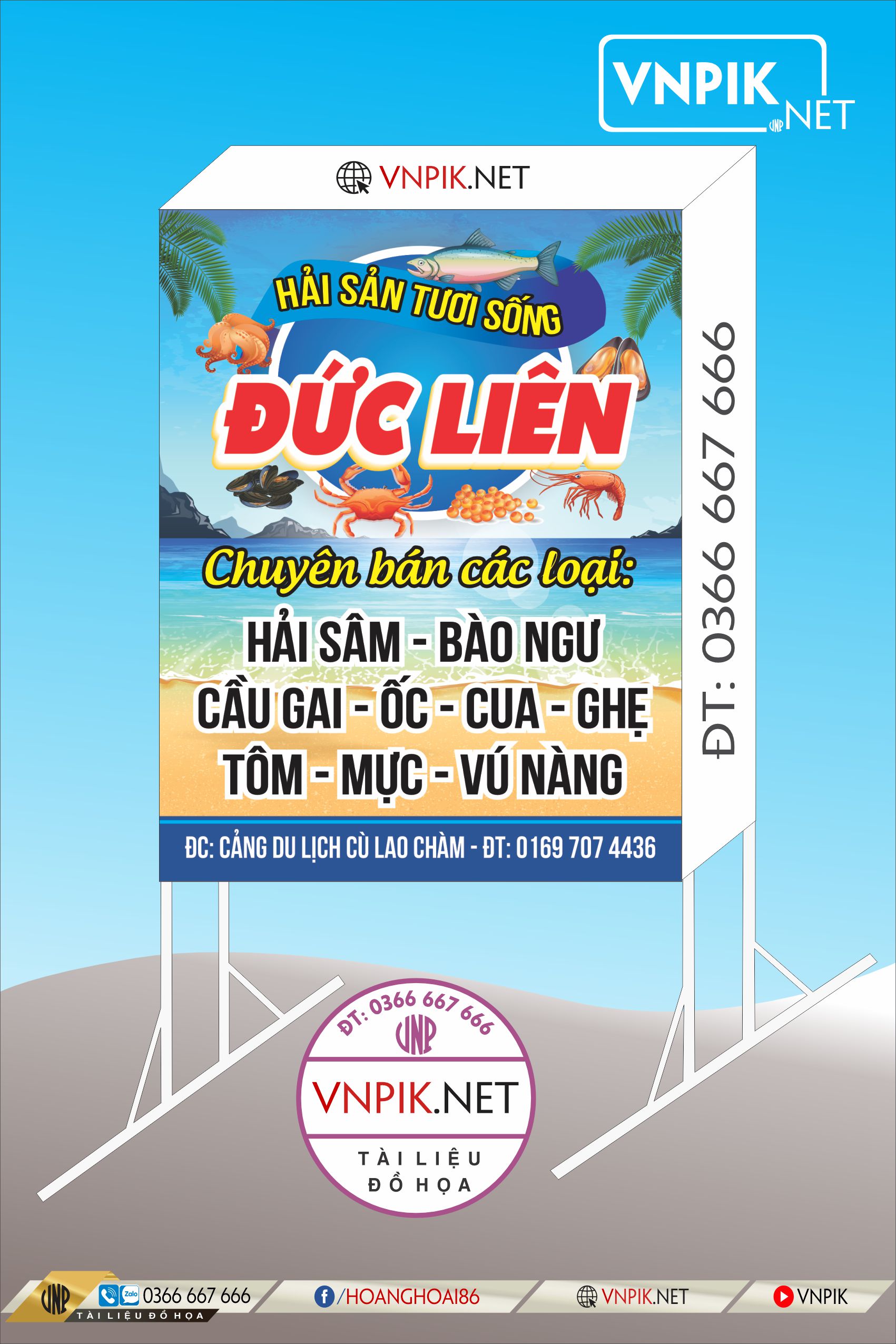 Mẫu Bảng Biển Quảng Cáo Công Ty File Corel 108