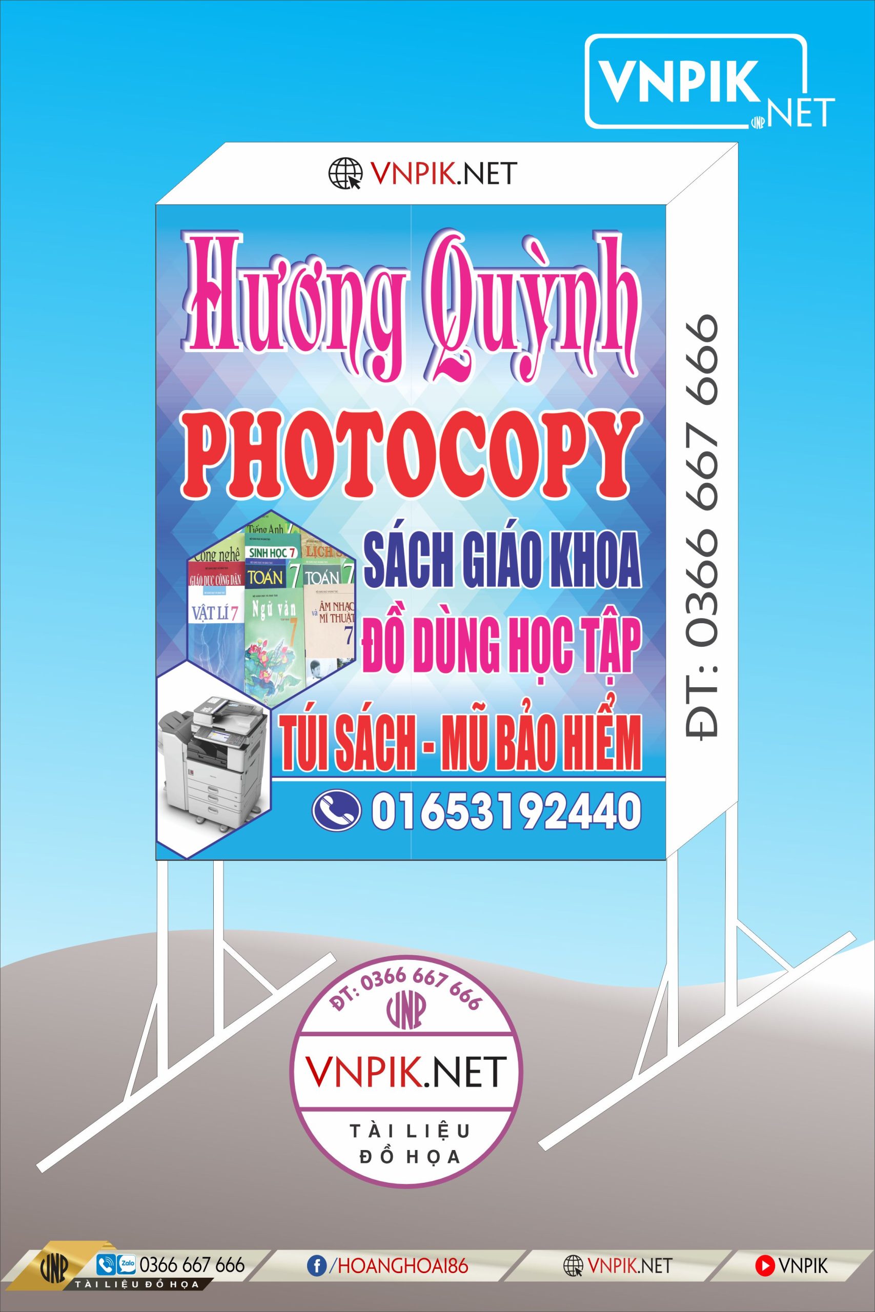 Mẫu Bảng Biển Quảng Cáo Công Ty File Corel 112